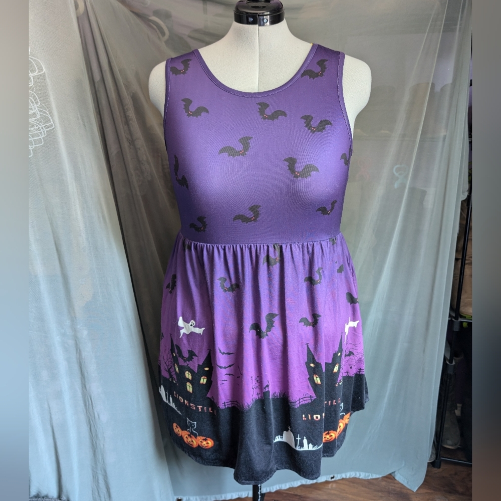 Halloween Haunted House Dress